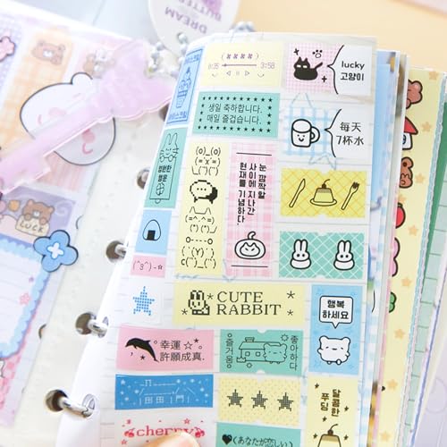 TIAMECH Japanese Manga Style Magina Live Stickers Book - color: Magina Live