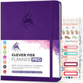 Clever Fox Planner PRO, Undated Weekly Planner, 8.5x11 Purple - color: Purple (Undated), size: A4 (8.5" x 11") Standard Version