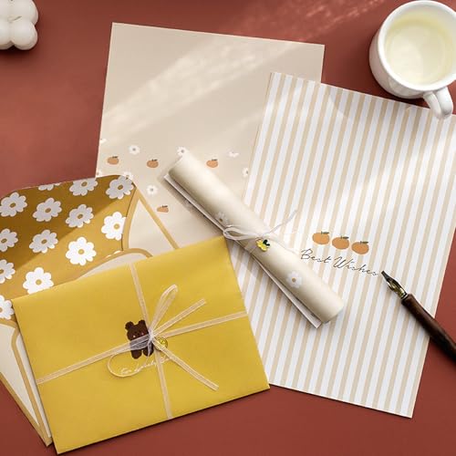 72 Pcs Stationery Paper Envelopes Set - color: Lovely Animal