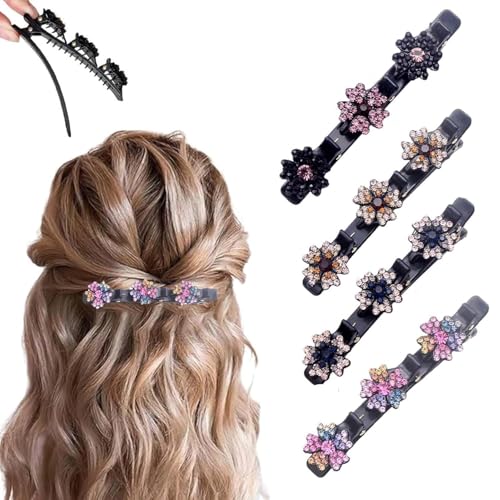 Bear Ears Cute Headband Fluffy Grizzly Hairband, Animal Ear Head Wear for Valentines Halloween Christmas Party - style: Hair clip Ears