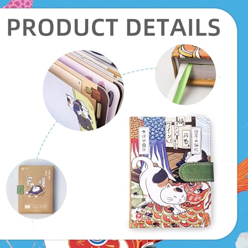Composition Notebook with Magnetic clasp, Cute Cartoons Printed (Random)