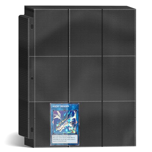450 Pockets Trading Card Binder Sleeves, 25 Pages Side Loading Card Sleeves - size: 450 Pockets