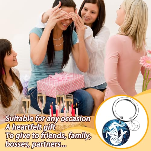 isiyu 12 Constellation Keychain Zodiac Astrology/Birthday For Women Men Adults Boys Girls Horoscope Lovers Gifts For Women - color: Color 10