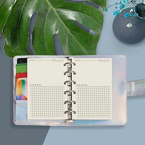 Harphia A7 Daily Planner Refill, 100 GSM, 6-Hole, 4.84 x 3.23 in - color: Diary Note, size: A7