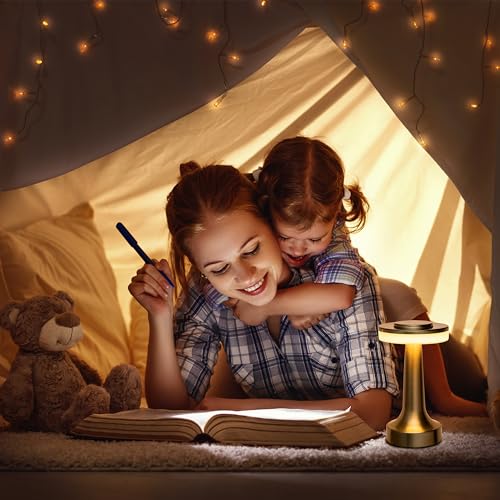O'Bright Dome Cordless Rechargeable LED Mushroom Table Lamp, Silver - color: Silver