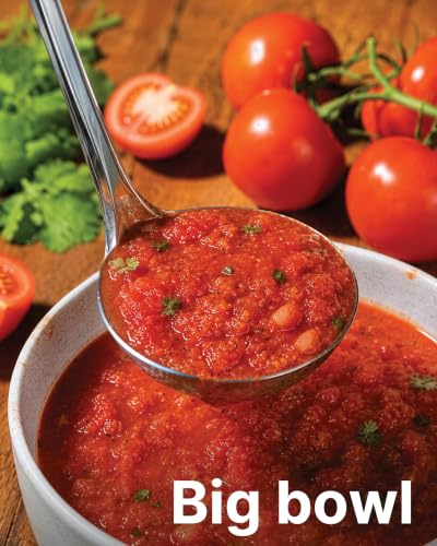 Zulay Kitchen Premium Soup Ladle - 12" Stainless Steel with Non-Slip Silicone Handle - size: Stainless Steel