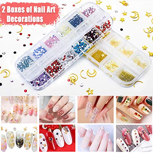 38pcs Nail Art Kit, Nail Design Tools Nail Art Brushes Set for DIY