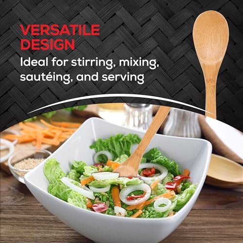 Helen’s Asian Kitchen Bamboo Kitchen Spoon Cooking Utensil, 15-Inch - style: 15-Inch, Solid Spoon
