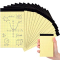 Tenceur 16 Pcs 3'' x 5'' Graph Paper Pads Quad Ruled Grid Mini Notepads - color: , Yellow, style: Graph