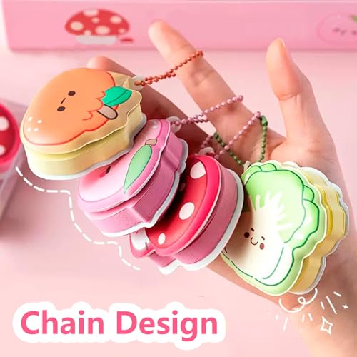 4 Packs Cute Cartoon Sticky Notes, Kawaii Fun Self-Sticky Note Pads