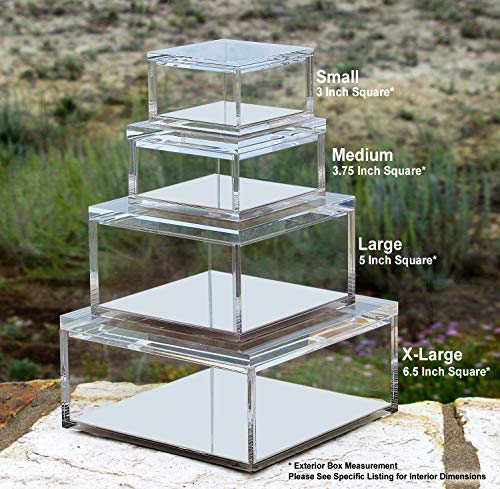OfficeGoods Acrylic Desk Organizer with Silver Base, Medium - color: Silver, size: Medium