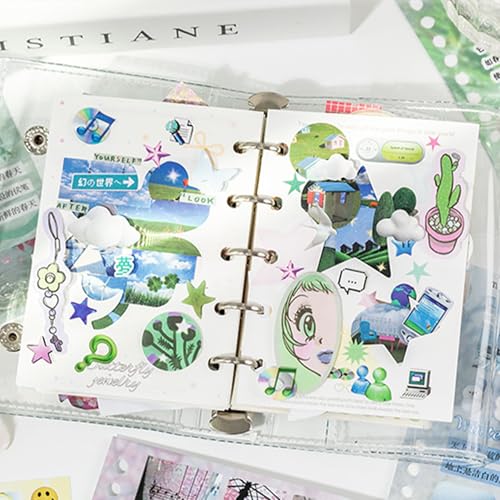 Monsoon Postbox Sticker Book, 30 Sheets Japanese Decals - color: Dream Monsoon