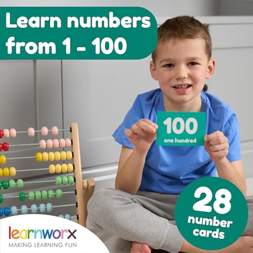 101 ABC Flash Cards for Toddlers Ages 1-3 – Alphabet, Numbers 1-100, Colors, Shapes, Animals & Body Parts Learning Cards for Preschool, Pre-K, Homeschool & Speech Development - size: Travel Size (4½ x 3")