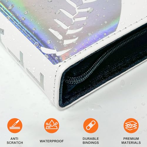 1080 Pockets Custom Card Binder, Portable Waterproof PU Storage Album,XL72 - color: A-Custom-1080