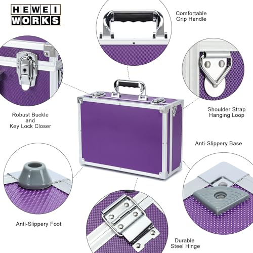 Collectable Trading Card Cases, Toploaders Storage Box, Magnetic Card Storage Hard Cabinet, Graded Card Storage Case, Sports & Trading Collector Storage Box (Purple) - color: Purple, size: Large