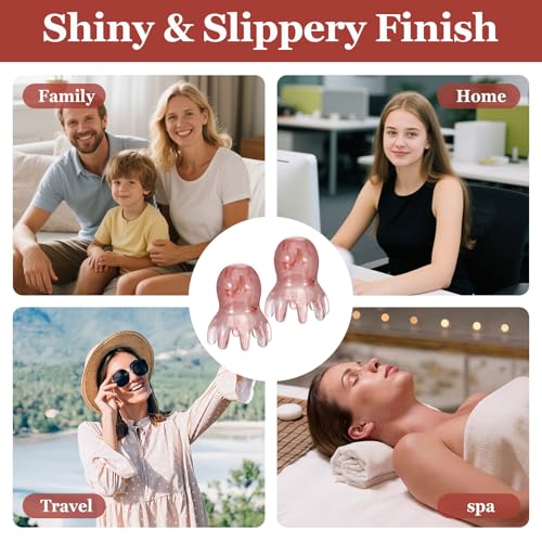 2 Pcs Octopus Scalp Massager Comb Hair Massage Scalper Spa Equipment Gifts
