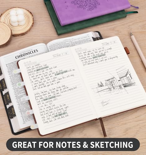 Lined Journal Notebook for Women Men, A5 Hardcover Leather Journals - color: A-Tree-Grey, size: 1 Pack-A5（5.8"×8.3"）