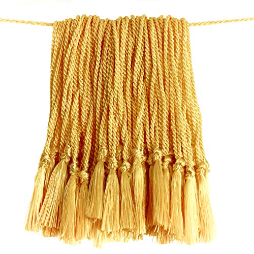 Tassel Depot 100 Floss Bookmark Tassels - Maize - color: Maize