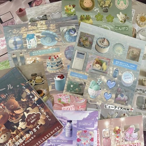 Japanese Stickers for Journaling Supplies, Kawaii Japanese Sticker Book - color: Taste