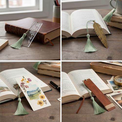 20Pcs 4.3 Inch Silky Mini Craft Tassels for Earrings, Souvenir(Grass Green) - color: Grass Green