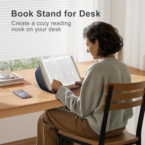 ERGONOV Lap Book Stand for Hands Free Reading Comfortable Pillow Stand - size: 11.8 x 9 inches