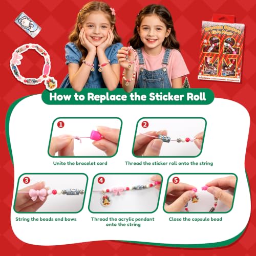 PET Tape Stickers for Junk Journal – Washi PET Tape Set (Sticker roll Bracelet) - style: Sticker roll Bracelet
