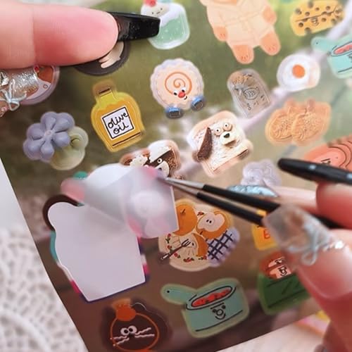 1234 Pcs Japanese Sticker Book -Lovely Little Things - color: Green