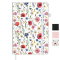 Thboxes 160 Pages A5 Lined Journal Notebook, Hardcover Writing Pad, Floral - color: Floral