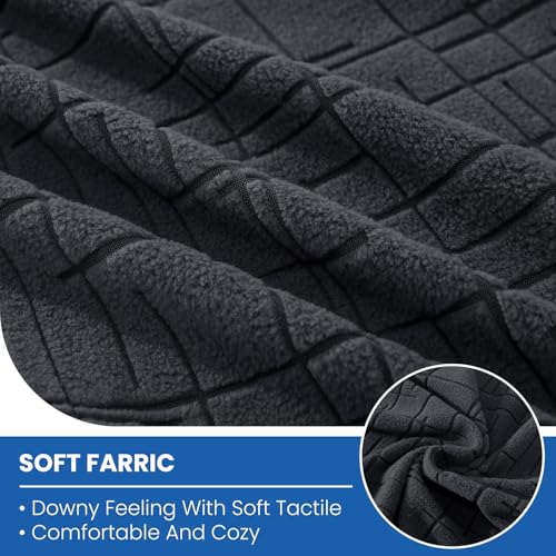Super Stretch Sofa Cushion Covers (1 Piece, Charcoal Gray) - color: Charcoal Gray, size: Chaise Cover