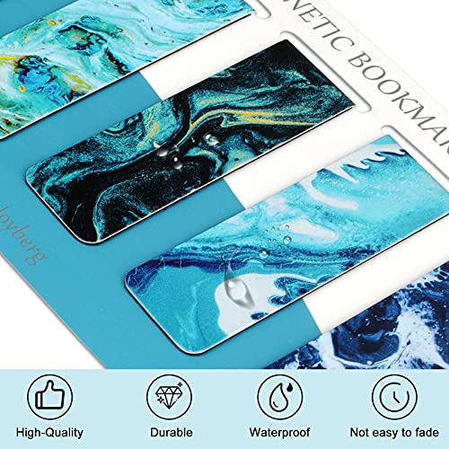 30 Pieces Bookmarks, Magnetic Bookmarks for Women, Men, Book Lovers, Page Markers for Students Teachers Reading (Multi Ocean) - color: Multi Ocean, size: 30 Pieces