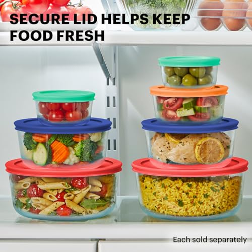 Pyrex Simply Store (7-Pack) Glass Food Storage Containers Set - size: 7 Pack (Medium)