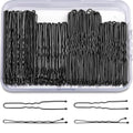 200 Pcs Bobby Pins U Shaped Hair Pins Kit for Women, Black - color: Black