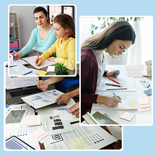 Transparent Sticky Notes - 3x3 inch Clear Sticky Notes Waterproof Self-Adhesive Translucent Sticky Note Pads for Books Annotation, See Through Sticky Note (200 Sheets) - color: Transparent 200 Sheets