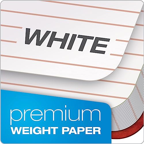 Ampad Gold Fibre Retro Pad, Wide Rule, 8-1/2 x 11-3/4, White, 70-Sheets/Pad (20-008R) - size: 70 Sheets
