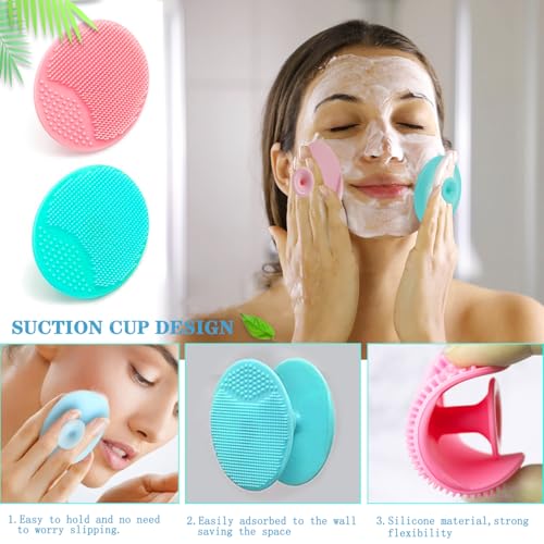 10PCS Silicone Face Scrubber, 4pcs Lip Scrub Brush, 4pcs Silicone Cleansing Brush Exfoliating Lip Brushes, 2pcs Exfoliating Face Brushes for Men Women - style: style 6