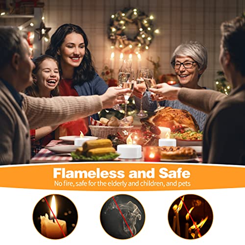 KOABY 400 Pack Warm White LED Tea Lights, Last 100H+ - color: Warm White, size: 400 Pack