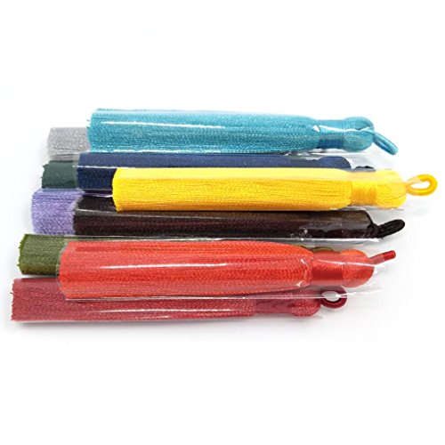 20Pcs Suede Handmade Tiny Soft Tassels Mini Tassels,Colorful Tassels, Earring Tassels Assorted Colors Randomly (33) - color: 33