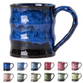 Deep Cobalt Ceramic Mug, 15oz Reactive Glaze Coffee Mug, Office Gift - color: 15oz - Deep Cobalt · FOCUS
