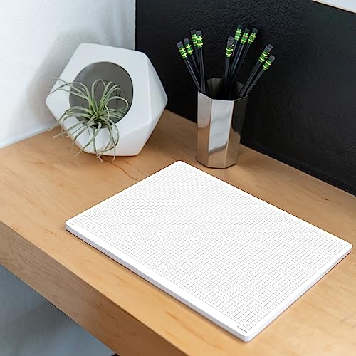 Notsu Graph Notepads 8.5 x 11 inch, 2 Pack Premium Thick Paper, Letter Size - size: 8.5" x 11", style: Graph Paper