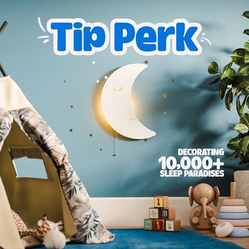 Tip perk Cloud & Moon Lights - Floating Cloud & Moon Wall Lamps - color: Cloud & Moon