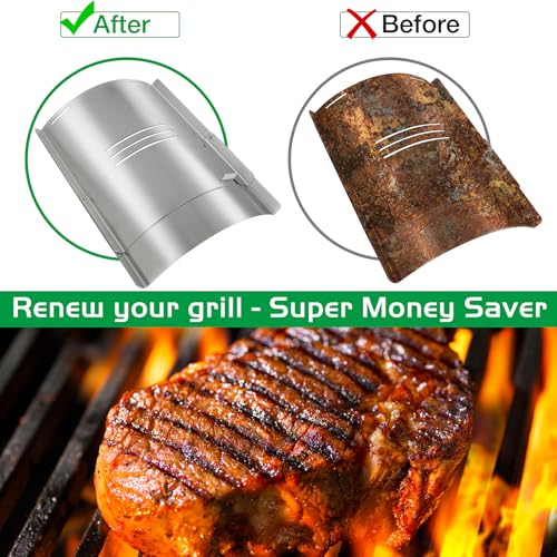 Lexington Flame Broiler Kit for Pit Boss Smoker Replacement 500 540 550 Series Pitboss Pellet Smoker Drip Tray Diffuser Heat Deflector Plate PB500NX Lexington Onyx Edition Grill Parts - size: For 540 Series
