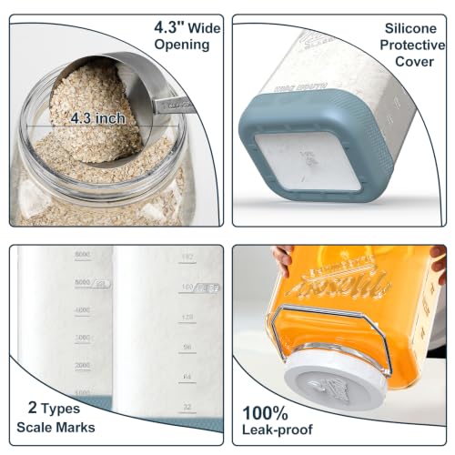 Large Fermentation Jars with Airlock, 2 Gallon Glass Jar with Lid - size: 2 Gallon
