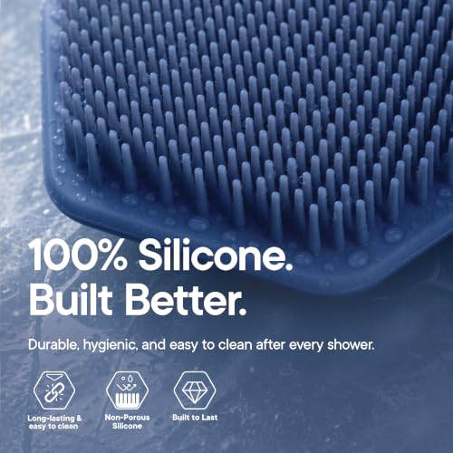 TOOLETRIES Silicone Face Scrubber, Facial Cleansing Brush - Glacier - color: Glacier