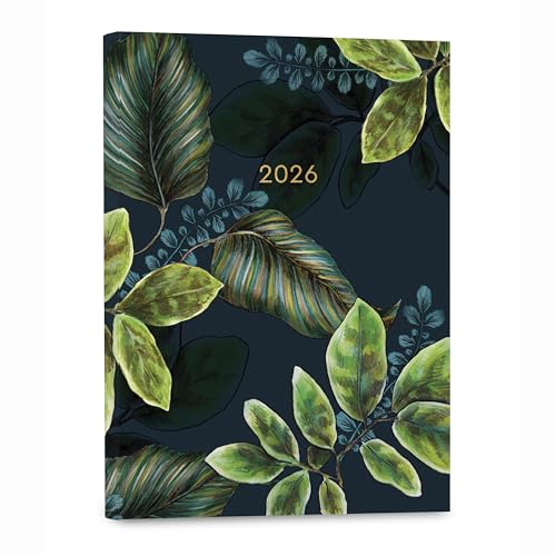 High Note 2026 Planner, 12-Month Weekly & Monthly Flexible Cover Planner: 2026, 5.75" x 7.5", Greenery, with Goal & Project Planning Pages - color: Greenery
