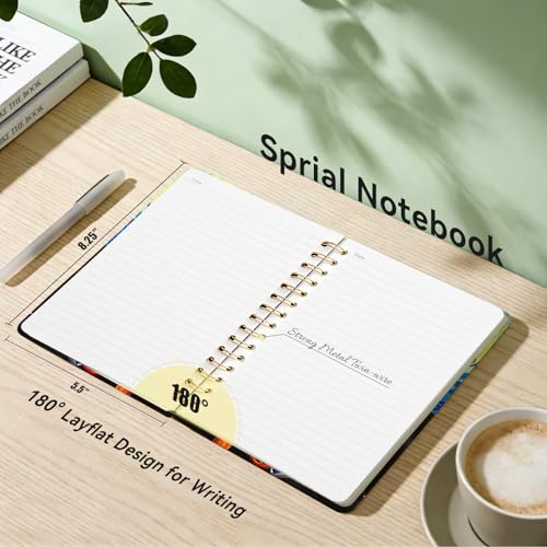 Lined Spiral Journal Notebook for Work A5, 160 Pages - color: Jack