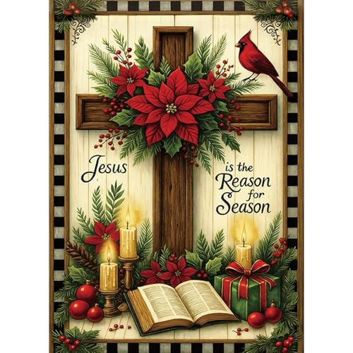 Christmas Diamond Art Kits for Adults, Diamond Painting Kits for Beginner - color: JOJO-DP96