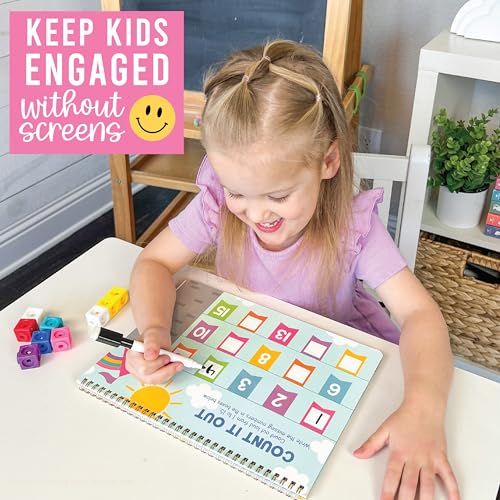 ABC Tracing Books for Kids Ages 3-5 Wipe Clean Preschool Workbooks 4-8