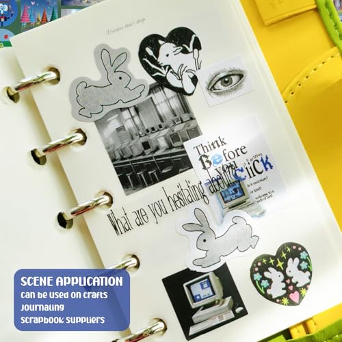 Vintage Y2K Aesthetics Sticker Book, 30 Sheets 400+ Pcs Scrapbook Stickers - color: Blue Y2k