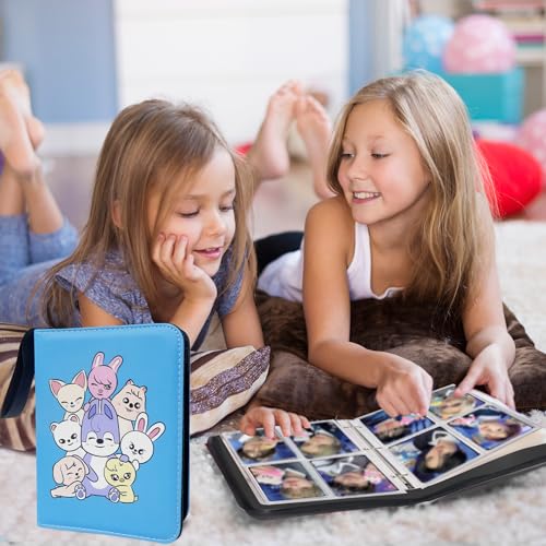 400 Pockets Kpop Photocard Binder,Portable Waterproof PU Storage Album,RL54 - color: Kpop02-400