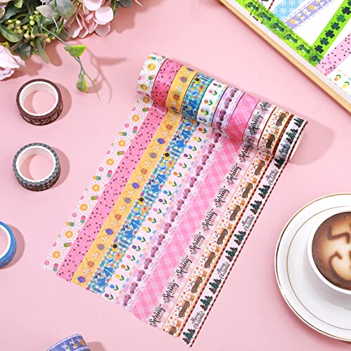 TaoBary 33 Rolls Washi Tape Set, 15mm Holiday Seasonal,Cute Style - style: Cute Style
